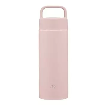 Zojirushi SM-RS50-PA Stainless Steel Mug, Water Bottle, 16.9 fl oz (500 ml), Handle Type, Dishwasher Safe, Seamless Stop, Only 2 Cleaning Points, Pink