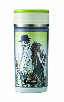 ZOJIRUSHI Stainless Steel Mug Bottle Tough Boy Green SM-BA35-GA