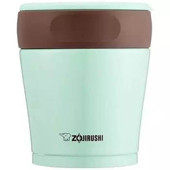 ZOJIRUSHI Stainless Steel Vacuum Insulated Food Jar Lunch Box Warm/Cold Wide Mouth 260ml Blue SW-GD26-AP