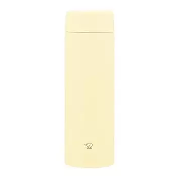 Zojirushi Su-AA48-YM Mahobin Stainless Steel Mug Water Bottle, 16.2 fl oz (480 ml), Screw Type, Dishwasher Safe, Seamless Tub, Only 2 Cleaning Points,