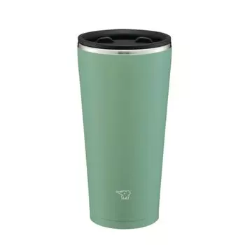 Zojirushi Thermos with Twisting Stainless Perfect for Office Work or Home Insulates for Hot or Cold Ash Tumbler, 450ml, Lid, Steel, Use, Drinks,