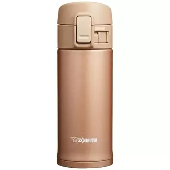 ZOJIRUSHI Water Bottle Direct Drinking 360ml Rose Gold SM-KC36-NM