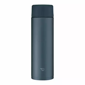 ZOJIRUSHI Water Bottle Screw Stainless Steel Mug Seamless Slate Black 0.48L SM-ZA48-BM