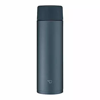 ZOJIRUSHI Water Bottle Screw Stainless Steel Mug Seamless 0.48L Slate Black SM-ZA48-BM