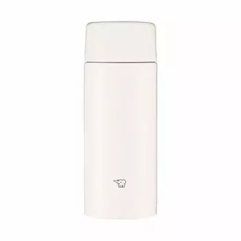 ZOJIRUSHI Water Bottle Screw Stainless Steel Mug Seamless Pale White 0.36L SM-ZA36-WM