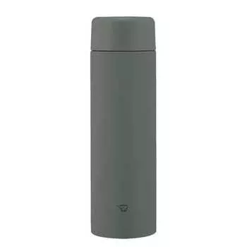 ZOJIRUSHI Water Bottle, Seamless Cap, Large Capacity, 600ml, Screw, Stainless Steel Mug, Forest Gray, Integrated Cap and Gasket, Easy to Clean, Only 2