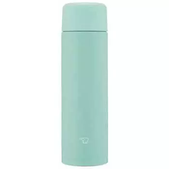 ZOJIRUSHI Water Bottle, Seamless Cap, Small Capacity, 350ml, Screw, Stainless Steel Mug, Soft Turquoise, Integrated Cap and Gasket, Easy to Clean, Onl