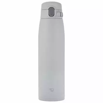 ZOJIRUSHI Water Bottle, Seamless, Large Capacity, 950ml, One-Touch Stainless Steel Mug, Matte Gray, Integrated Lid and Gasket, Easy to Clean, Only 3 I
