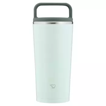 Стакан для воды ZOJIRUSHI с крышкой, переносной, бесшовный, с ручкой, 300 мл, с зеленой крышкой и прокладкой, легко чистить, всего 2 шт.