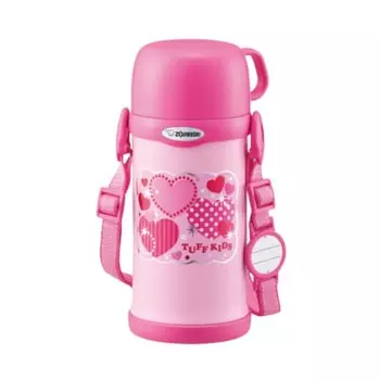Zojirushi water bottle with cup stainless steel bottle 600ml pink SC-MC60-PA