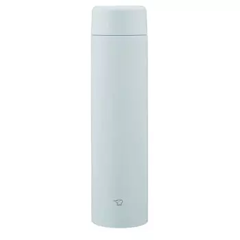 ZOJIRUSHI Water Seamless Large Stainless Steel Ice Integrated Cap and Easy to Only 2 Items to Wash Bottle, Cap, Capacity, 720ml, Screw, Mug, Gray,