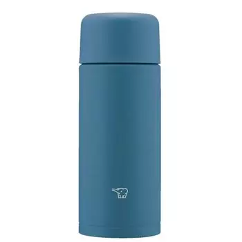 ZOJIRUSHI Water Seamless Small Stainless Steel Midnight Integrated Cap and Easy to Only 2 Items to Wash Bottle, Cap, Capacity, 250ml, Screw, Mug,