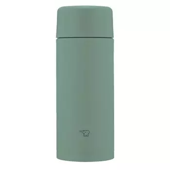 ZOJIRUSHI Water Seamless Stainless Stainless Steel Matte Stainless Steel and Gasket Easy to Only 2 Items to Wash Bottle, Steel, 360ml, Screw, Mug,