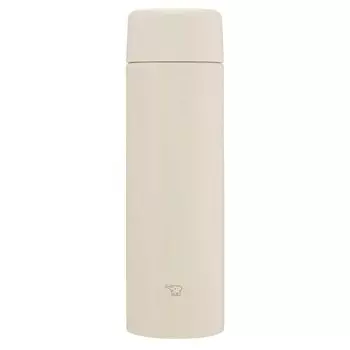 ZOJIRUSHI Water Seamless Stainless Stainless Steel Sand Stainless Steel and Gasket Easy to Only 2 Items to Wash Bottle, Steel, 480ml, Screw, Mug,