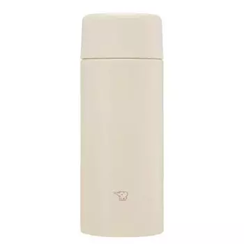 ZOJIRUSHI Water Seamless Stainless Stainless Steel Sand Stainless Steel and Gasket Easy to Only 2 Items to Wash Bottle, Steel, 360ml, Screw, Mug,
