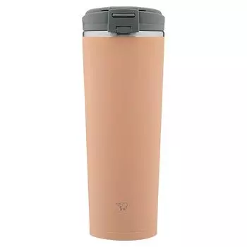 ZOJIRUSHI Water Tumbler with Carry Seamless Flip Cinnamon Integrated Lid and Easy to Only 2 Items to Bottle, Lid, Tumbler, Portable, Type, 400ml,