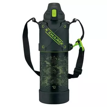 ZOJIRUSHI водные бесшовные спортивные большие прямые бутылки из нержавеющей стали с прохладным лаймом и легко моющиеся бутылки, всего 2 предмета, бутылка, тип,