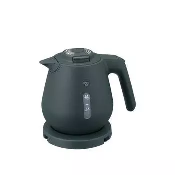ZOJIRUSHI Zojirushi Electric Kettle 0.8L Compact One cup takes about 60 seconds Safe design Clean Dust Block High Power 1300W Slate Black CK-DB08AM-BM