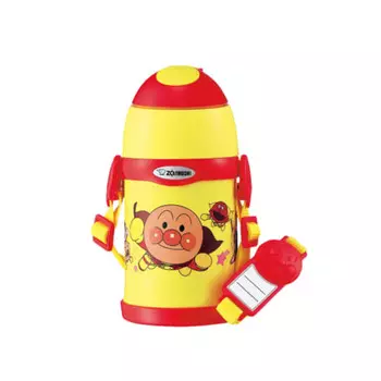 ZOJIRUSHI Zojirushi Water Bottle Straw Anpanman Stainless Steel Bottle 0.45L ST-ZH45A-EY