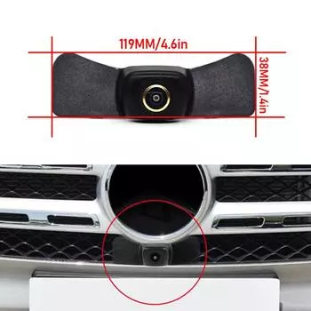Золотая AHD камера переднего вида с объективом CCD FishEye 170° для Mercedes Benz GLB Class X247 GLB180 GLB200 GLB 250 GLB35 CVBS 1080X720P
