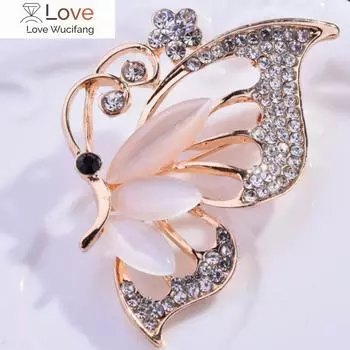 Золотая бабочка брошь булавка для женщин милый свитер брошь лацкан булавка ювелирные изделия модные полые крылья золотой