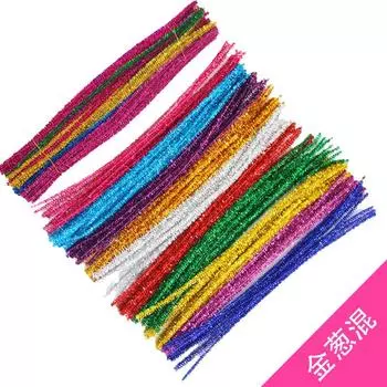 Золотая блестящая спиральная палочка для детских творческих причесок и поделок