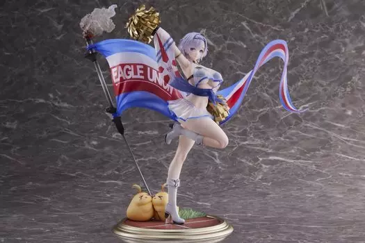Золотая Голова Масштабная Фигурка Azur Lane Reno Wave Чирлидер 1/6 серебряный