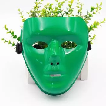 Золотая и серебряная маска на все лицо Ghost Dance для мужчин и женщин - маска для уличных танцев на Хэллоуин Standard