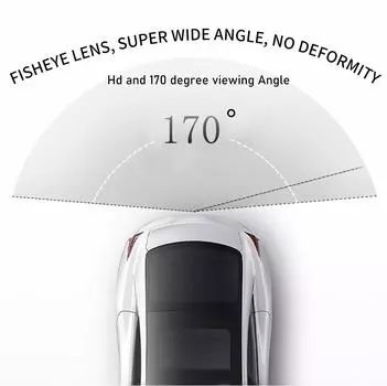 Золотая камера заднего вида Fisheye 170° AHD 1080P с откидной эмблемой для VW Passat CC Golf 6/7/8 Magotan B6/B7/B8 Polo Beetle EOS T-roc CVBS-AHD1080P