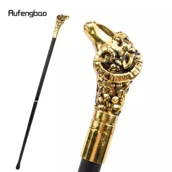 Золотая коза, овца, роскошная трость для вечеринки, модная элегантная трость, декоративная ручка для трости, ручка Crosier 90 см
