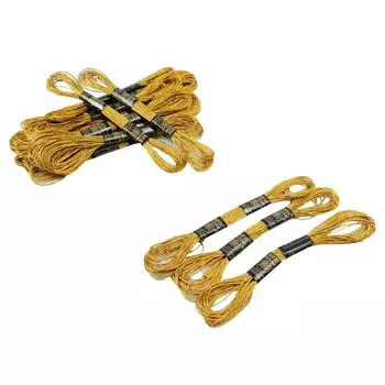 Золотая машинная швейная партия из 25 шт. шелковых вышитых катушек с нитками 1 Box (25 Spool 400 Mtr белый