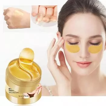 Золотая маска для глаз, маска для глаз Rose Eye, укрепляющие, омолаживающие, увлажняющие патчи для ухода за кожей вокруг глаз 80