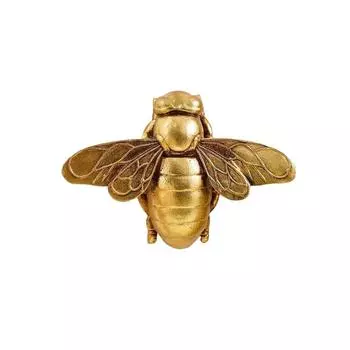 Золотая пчела Домашнее украшение Ремесло Настенное подвесное, Насекомое Креативный декоративный кулон One Size жёлтый