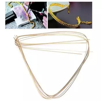 Золотая проволока для пайки ювелирных изделий из серебряного медного сплава 1 64-футовый пруток 0.5mm