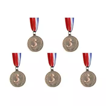 Золотая/серебряная/бронзовая медаль 5 см для наградных медалей за игры в марафон с мячом (медь)