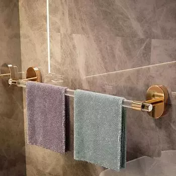 Золотая Серебряная вешалка для полотенец для ванной комнаты, держатель для рулонов туалетной бумаги, вешалка для хранения вещей в ванной, туалетные принадлежности, кухонные принадлежности