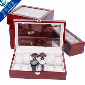 Золотая шкатулка для хранения ювелирных изделий и часов - Модель 610220