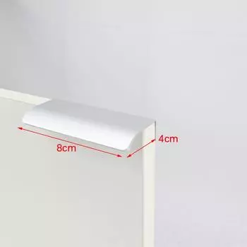 Золотисто-черные скрытые ручки для шкафов из алюминиевого сплава, ручки для кухонных шкафов, ручки для ящиков, мебельная фурнитура для спальни 8cm серебряный