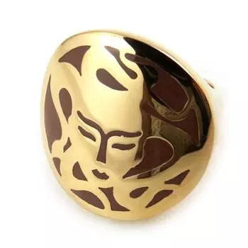 Золотисто-коричневый перстень Dreams