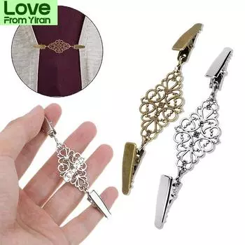 Золотисто-серебряный цвет, зажимы для уток, гибкие бусины, жемчужные булавки, брошь, шаль, рубашка, свитер, кардиган, воротник, зажим, пряжки, одежда