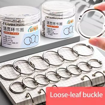 Золотистые металлические альбомы своими руками, книги с отрывными листами, кольца для книг, металлические папки, индексные карточки 40mm серебряный