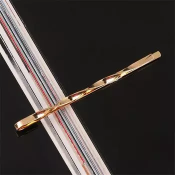 Золотистые металлические заколки-зажимы для волос для девочек, женщин, головные уборы, милые шпильки, заколки-автоматы, аксессуары для укладки волос, подарок