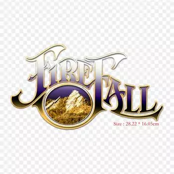 Золото Firefall Музыкальный ансамбль Железо на теплопередаче Печать Виниловые патчи Наклейка для одежды DIY Аппликации Моющиеся патчи