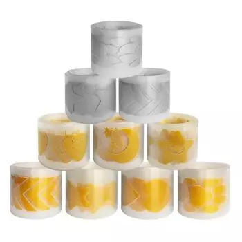 Золото, серебро, белый цвет, утюг на нашивках, ленты, термопресс, аппликации, наклейки на одежду, Parches Ropa, нашивки «сделай сам», для кукол, сумки для одежды 3x90cm