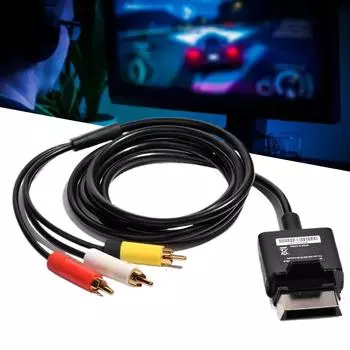 Золотое оптическое руководство кабеля адаптера для шнура кабеля адаптера игровой консоли