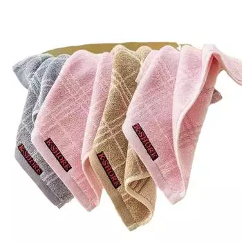 Золотое полотенце из хлопка Синьцзянский хлопок не смывает таблетки для мытья лица и ванны, мягко впитывает влагу 74*36cm фиолетовый