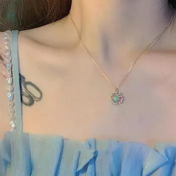 Золотого цвета винтажная фантазия планета космос астро шар Сатурн ожерелье для женщин глобус красочный кулон ювелирные изделия аксессуары