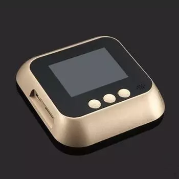 Золотой 2,4-дюймовый экран видеоглазок дверной звонок