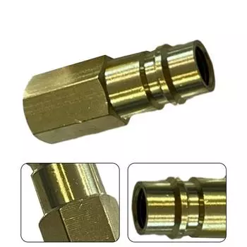 Золотой адаптер 1/4 \\\ резьба SAE 1шт 40.5MM 45г(Прибл.) a