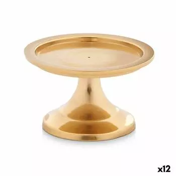 Золотой алюминиевый горшок для свечи 10 х 6 х 10 см (12 единиц) TU